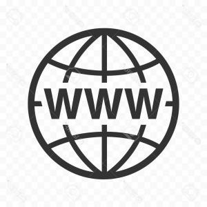 300x300 Stock Photo Internet Globe Icon With Arrow Cursor World Wide Web