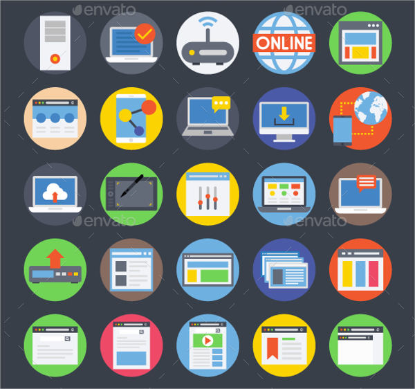 600x562 Internet Icons
