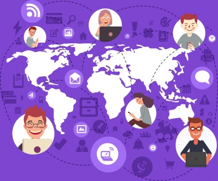 443x368 Internet Icon Vector Free Vector Download (23,698 Free Vector) For