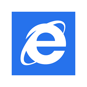 280x280 Internet Explorer Tile Logo Vector Free Download