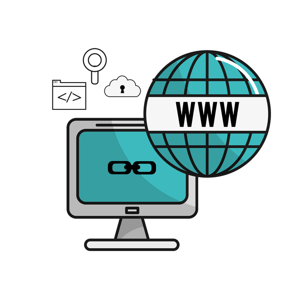 600x600 Network Internet Business Template Vector Design 06 Free Download