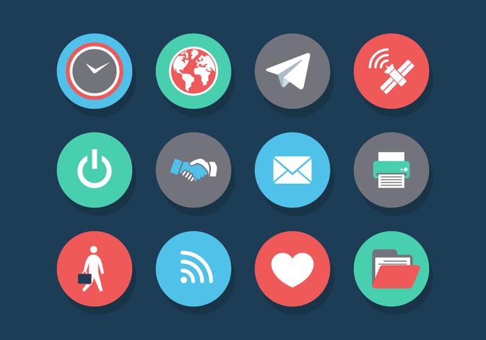 700x490 Vector Internet Of Things Icon Set