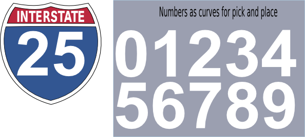 594x268 Interstate Highway Sign Clip Art Free Vector 4vector