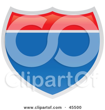 450x470 Interstate Sign Vector Free Royalty Free Rf Clipart Of Traffic