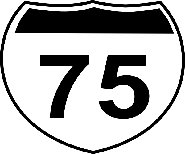 600x499 Interstate Sign Clip Art