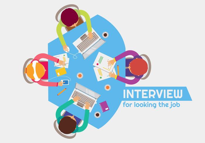 700x490 Meeting And Interview Vector