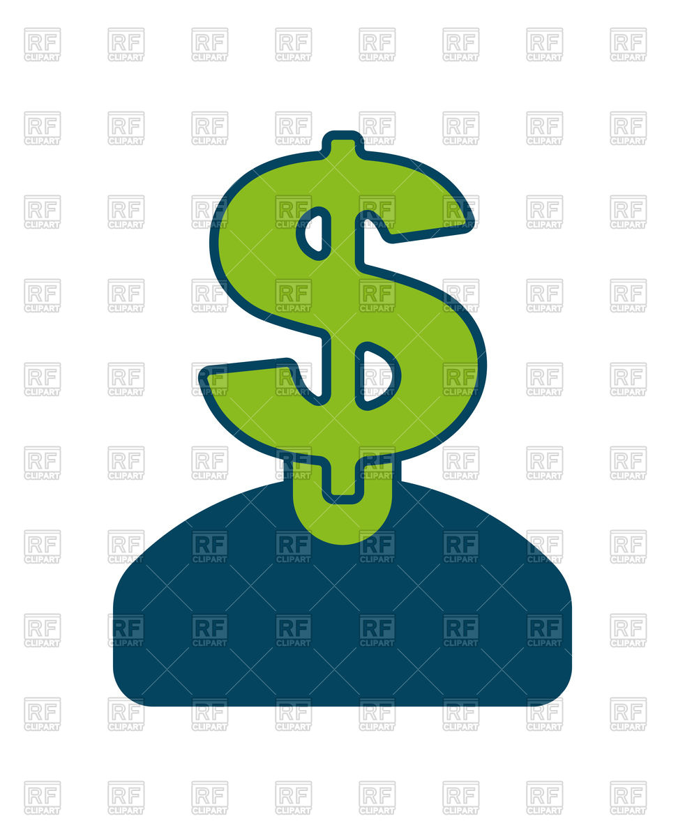 982x1200 Investor Icon. Dollar Man Sign. Vector Image Vector Artwork Of