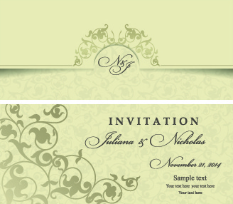 328x286 Wedding Invitation Vector Free Vector Download (2,757 Free Vector