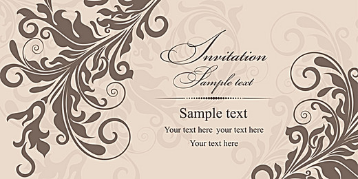520x260 Invitation Design Backgrounds Images, Psd And Vectors Graphic