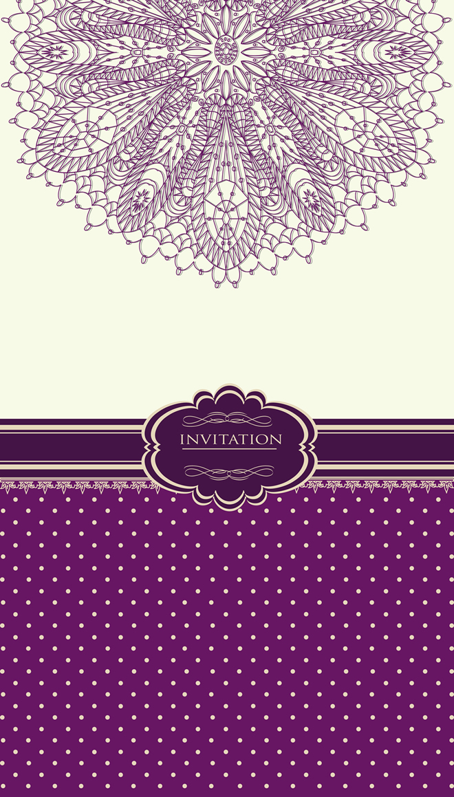 660x1159 Invitation Design Eps Vector Free Vector Graphic Download