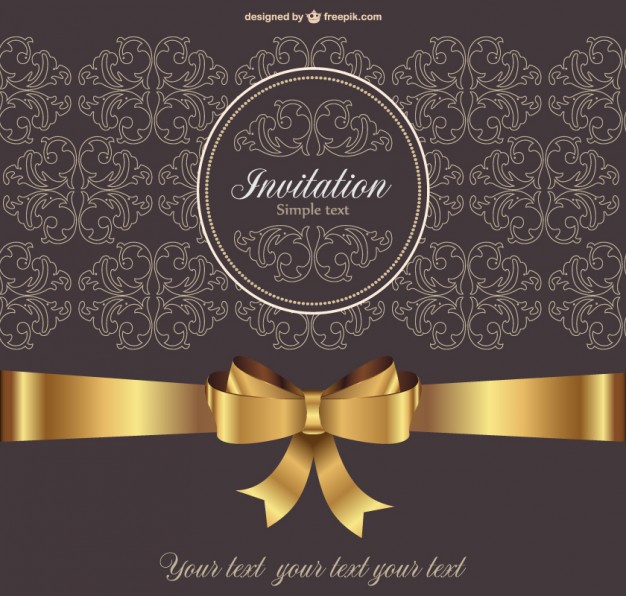 626x596 Vintage Vector Invitation Vector Free Vector Download In .ai