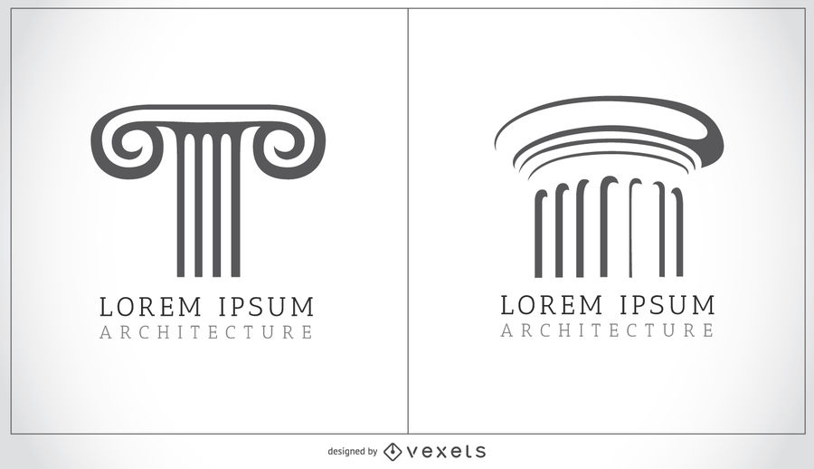 900x518 Doric And Ionic Columns Logo