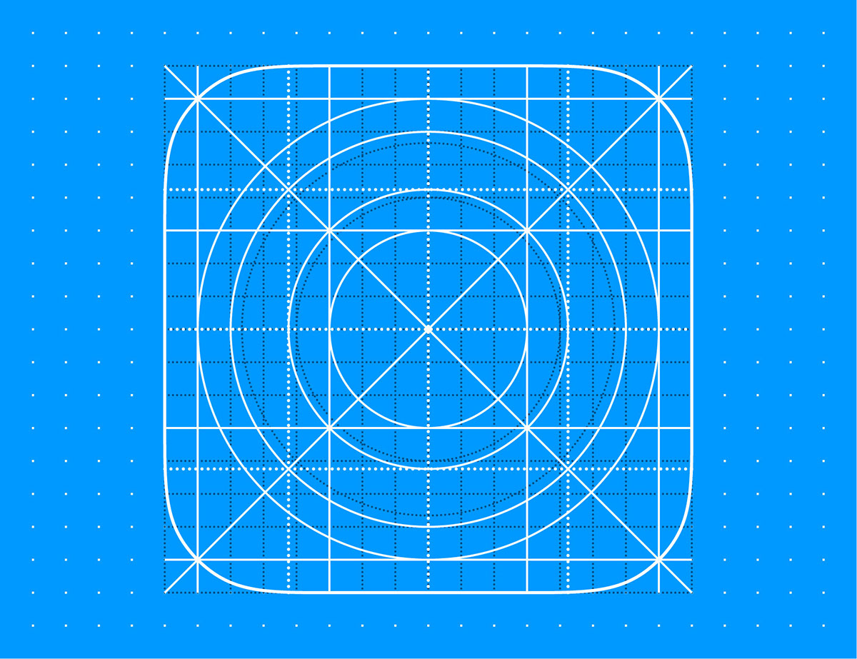 1200x923 Free Template Ios 11 Icon Grid Eps8 Vector Illustration On Behance