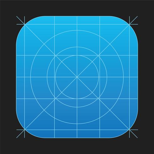 490x490 Ios7 App Icon Vector Grid