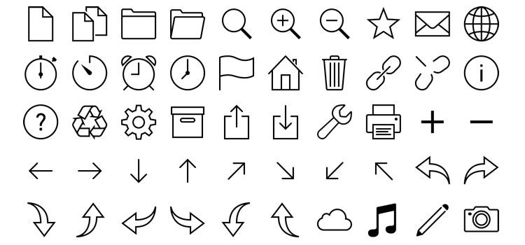 750x350 Top 50 Free Icon Sets From 2013