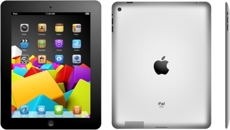 474x269 Ipad 2 Apple Vector Free Vector In Adobe Illustrator Ai ( .ai