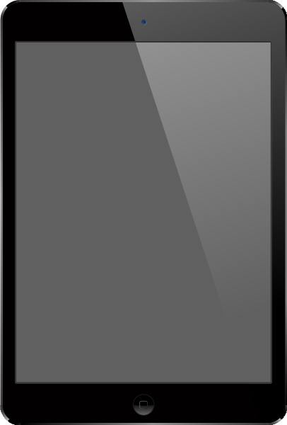 406x600 Black Ipad Air Vector Data Svg(Vector)public Domain Icon Park