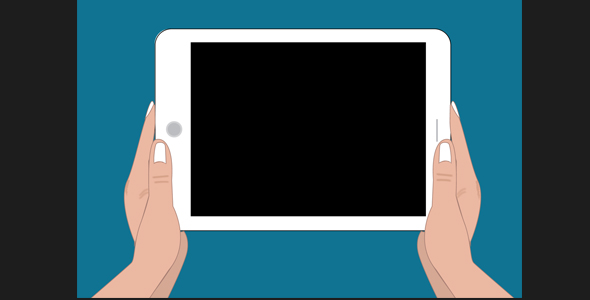 590x300 Ipad Vector With Hand Archives