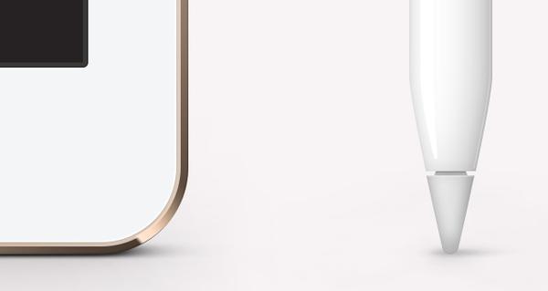 600x319 Free Ipad Pro Vector Mockup Psd