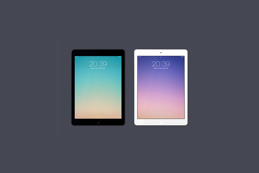 900x600 Ipad Air Free Vector Mockup