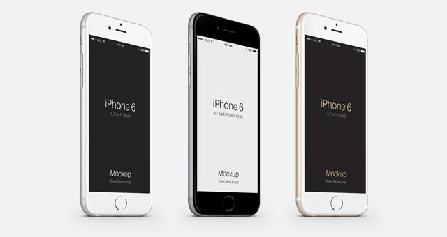 640x340 Free Set Of Iphone 6 Psd Vector Mockup