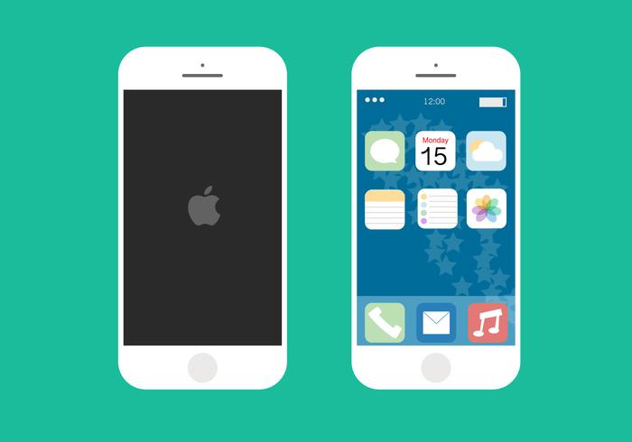 700x490 Iphone 6 Flat Vector