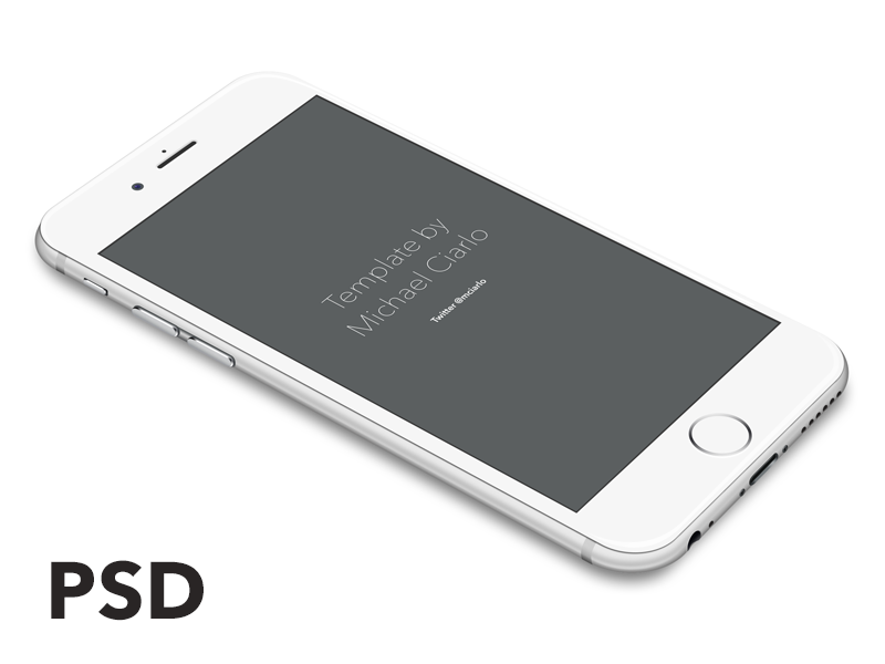 800x600 Iphone 6 Vector [Psd] By Michael Ciarlo