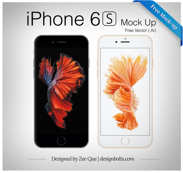 600x567 Free Vector Apple Iphone 6s Mockup In Ai Amp Eps Format