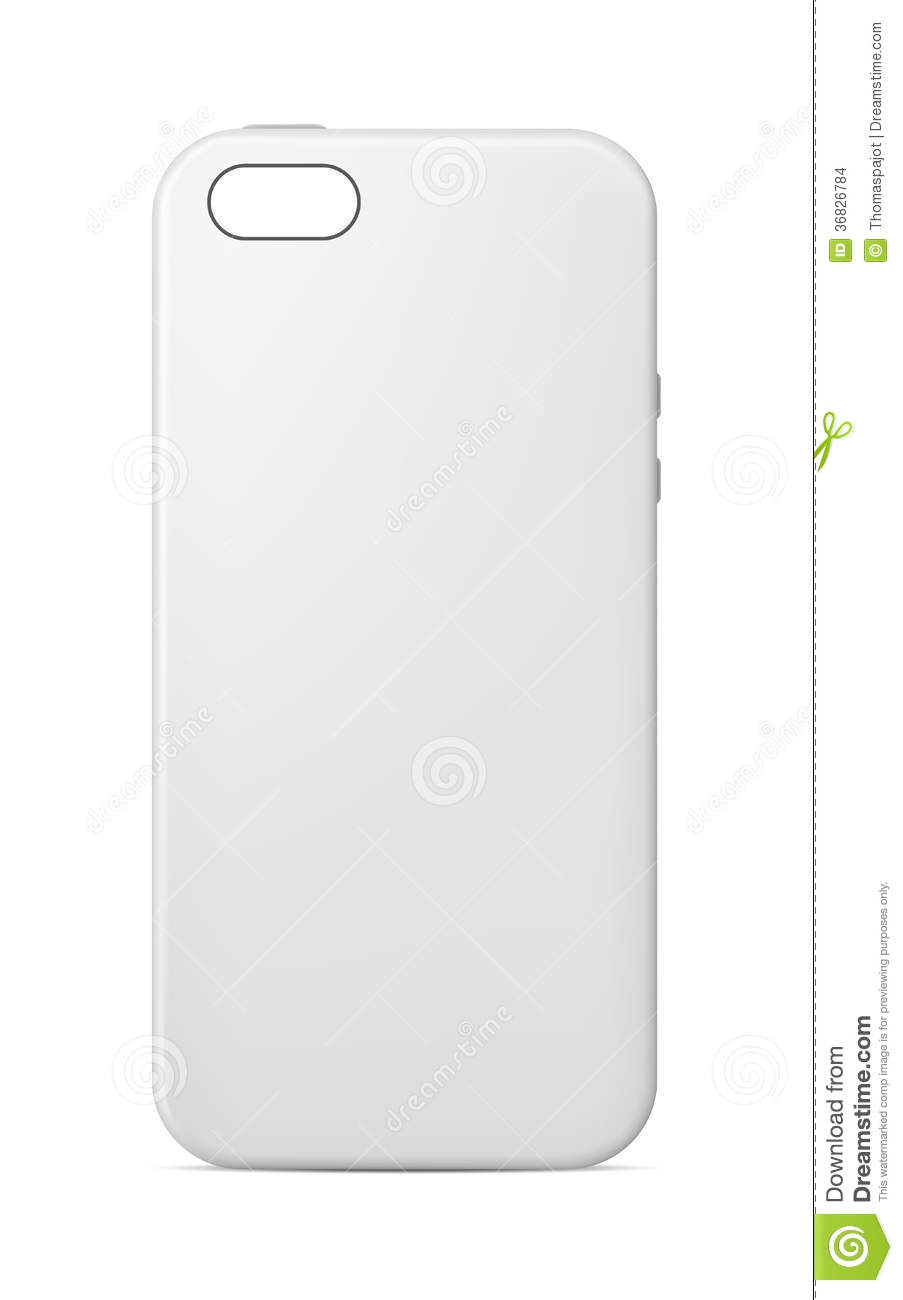 903x1300 Phone Case Template Vector Illustration Blank Mobile 36826784