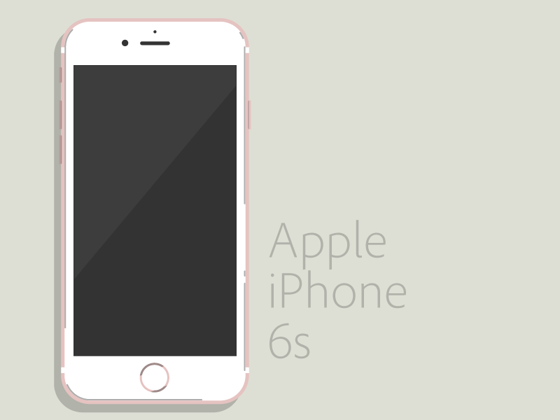 800x600 The Garth On Twitter Vector Iphone 6s (Rose Gold) Illustration