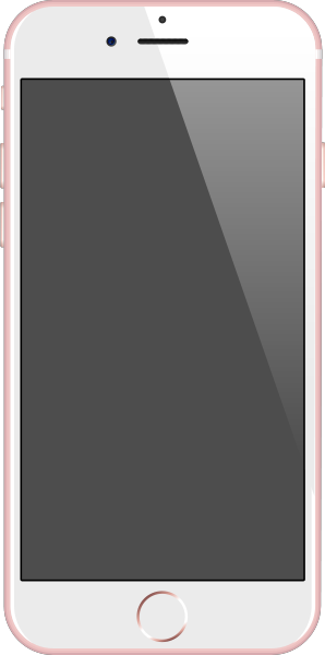298x600 Iphone 6s Rose Gold Vector Data For Free. Svg(Vector)public