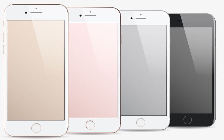 767x480 Free Iphone 7 Vector Templates