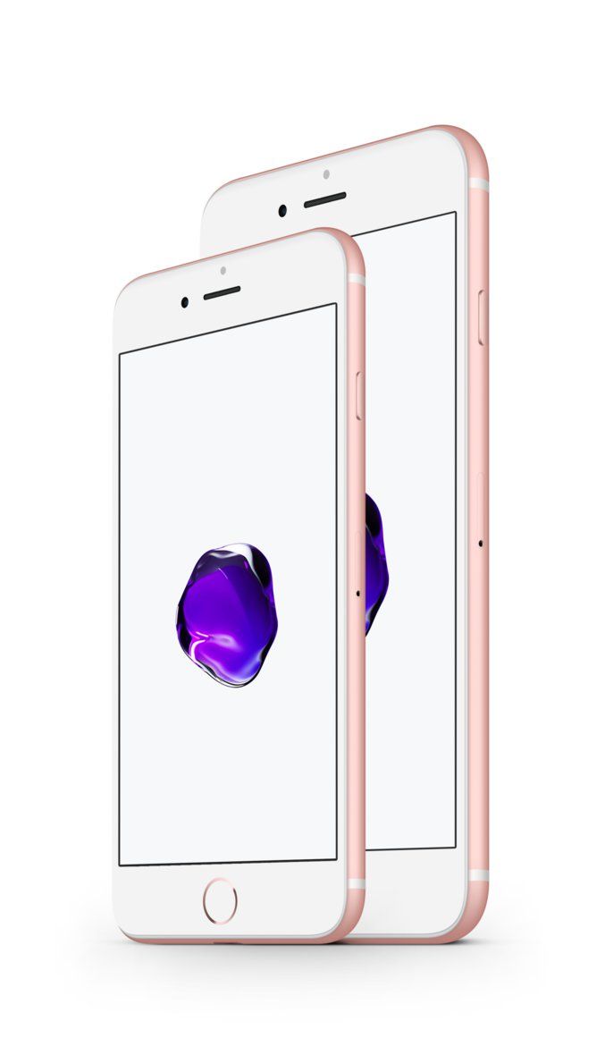677x1180 Iphone 7 And 7 Plus Vector Mockup
