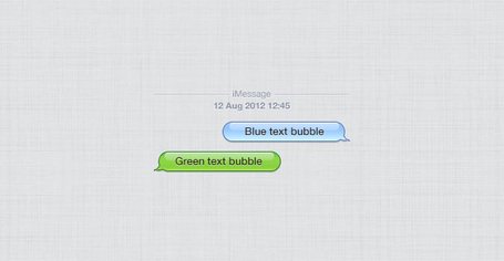 455x236 Free Apple Iphone Chat Bubbles (Psd) Clipart And Vector Graphics