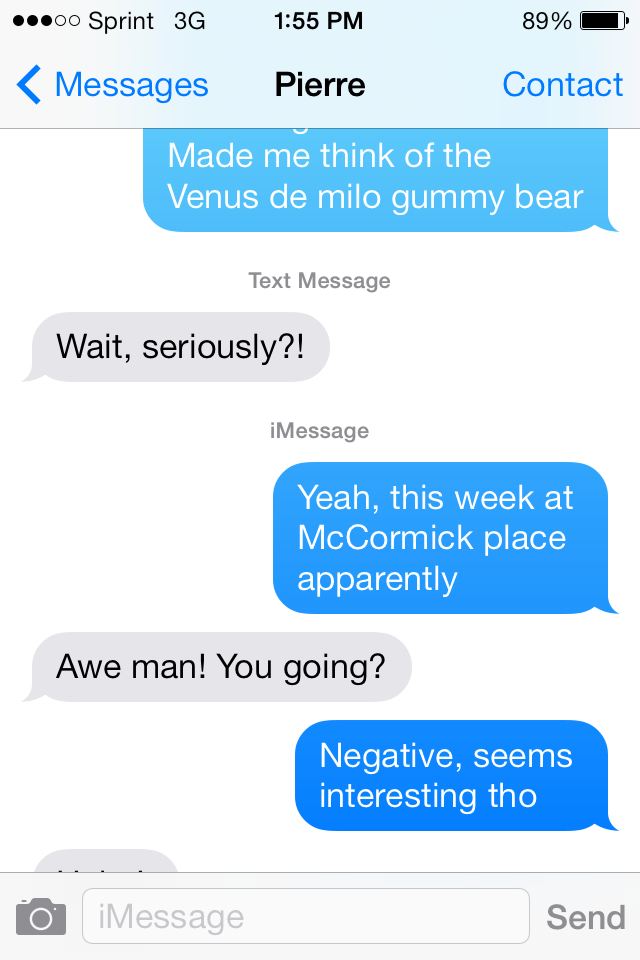 640x960 Ios 7 See The Timestamp On Every Messages Bubble