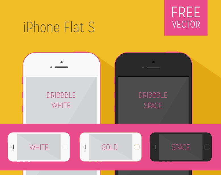 778x616 Free Flat Design Iphone 5s