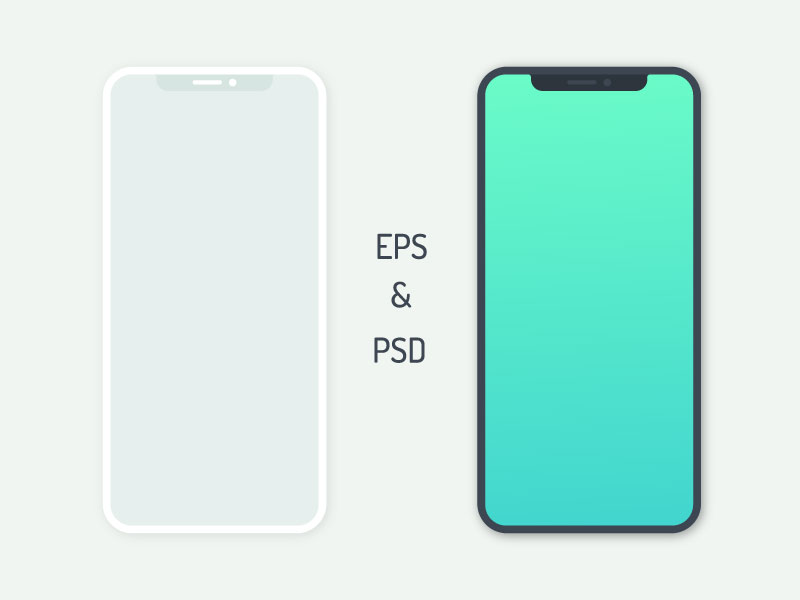 800x600 Free Flat Iphone X Vector By Graphberry