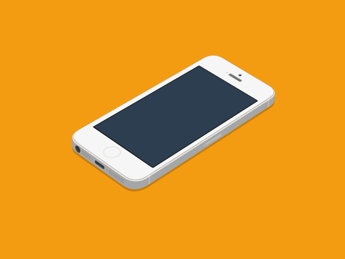 680x510 Free Iphone 5s Flat White Psd Files, Vectors Amp Graphics