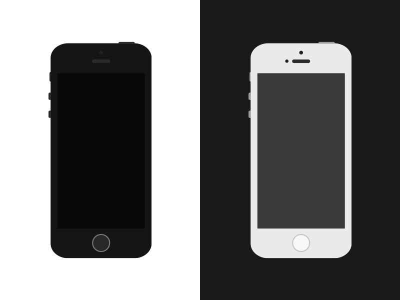 800x600 Freebie Simple Flat Iphone 5s Vector By Alberto Ziveri