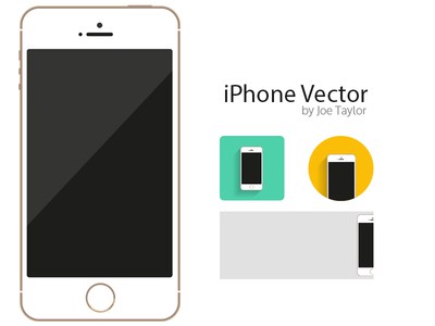 400x300 Free Iphone 5s Template Amp Icons Vector Psd