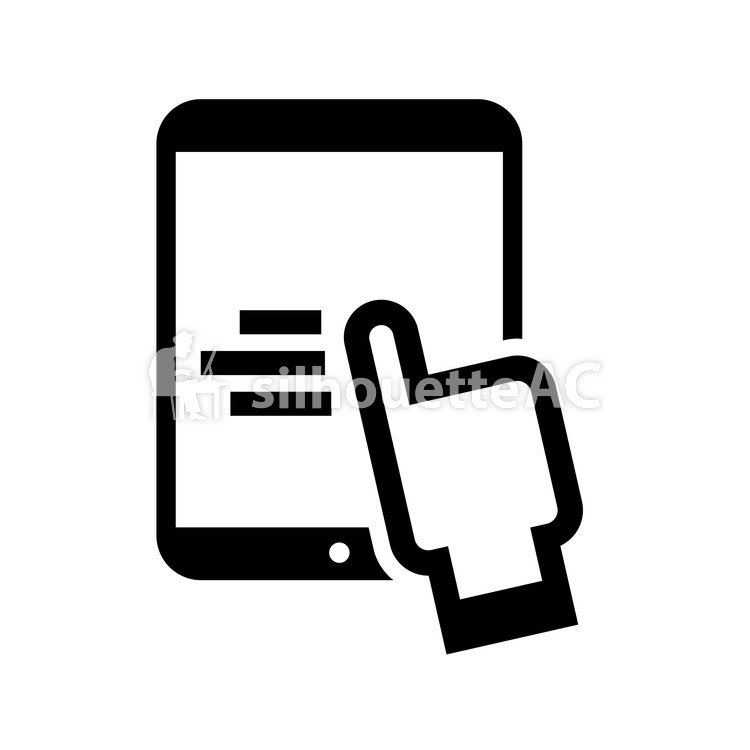 750x750 Free Silhouette Vector Iphone Icon Item