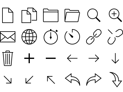 400x300 Icons Vector