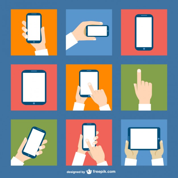 626x626 Touch Screen Icons Vector Free Download