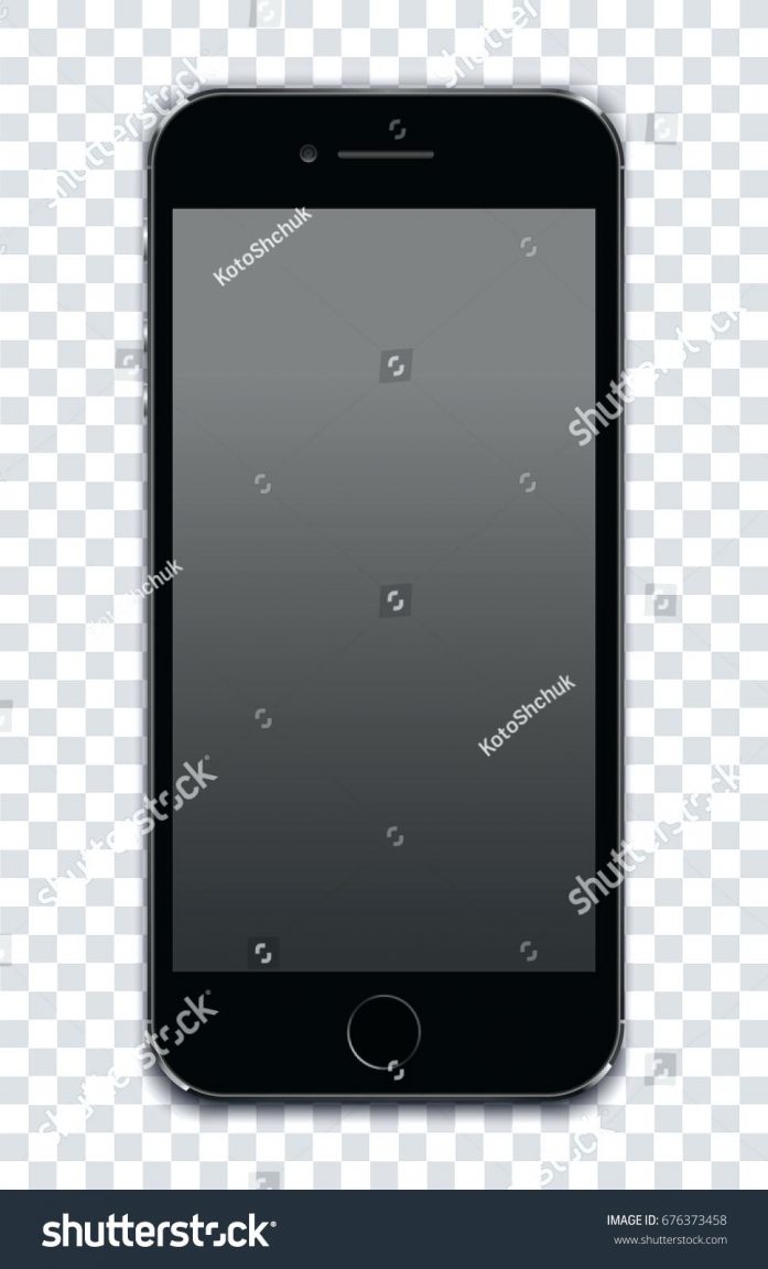 697x1152 Iphone 5 Screen Black Black Smart Phone Apple 5 Stock Vector Black