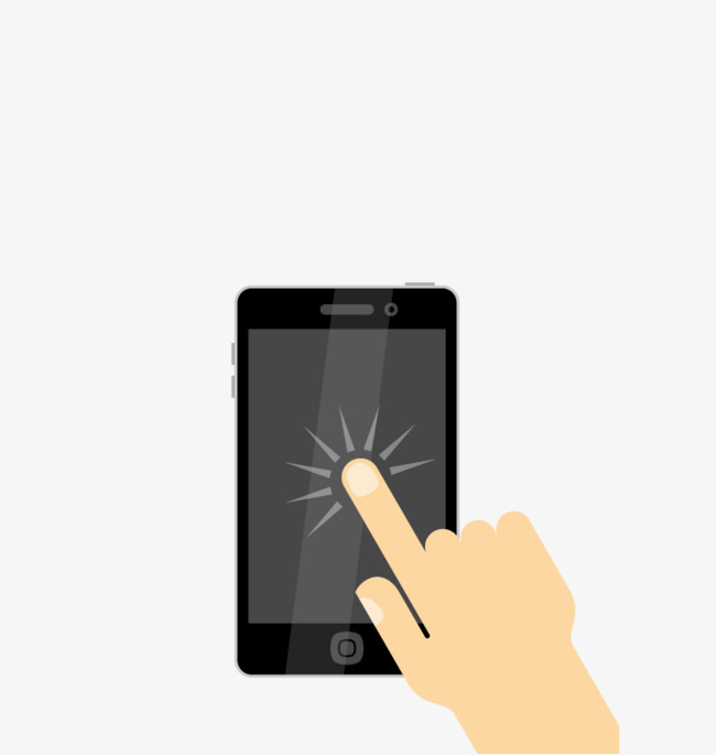 650x685 Vector Touch Screen Mobile Phone, Hd, Vector, Black Phone Png And