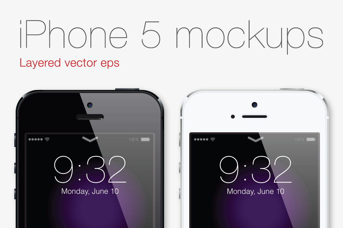1160x772 Free Apple Iphone 5 Mockup With Ios7 Lockscreen Ian Barnard