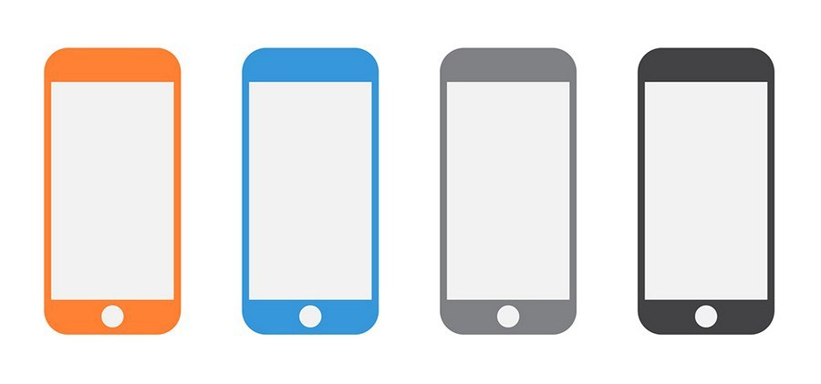 900x421 Free Iphone Vector Shapes