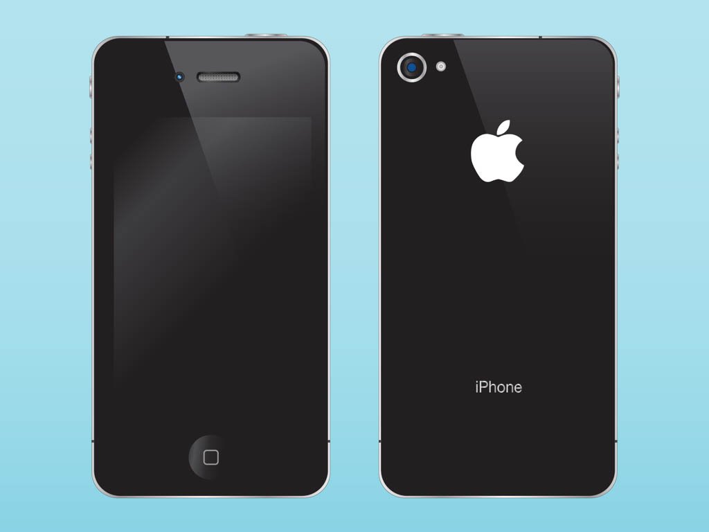 1024x768 Apple I Phone Illustration Vector Art Amp Graphics
