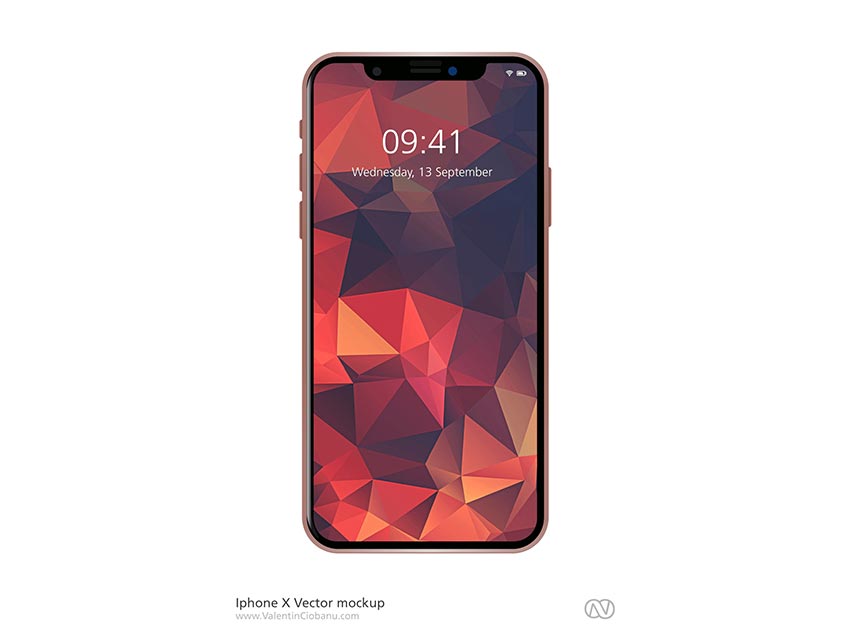 850x643 Iphone X Vector Mockup Psd