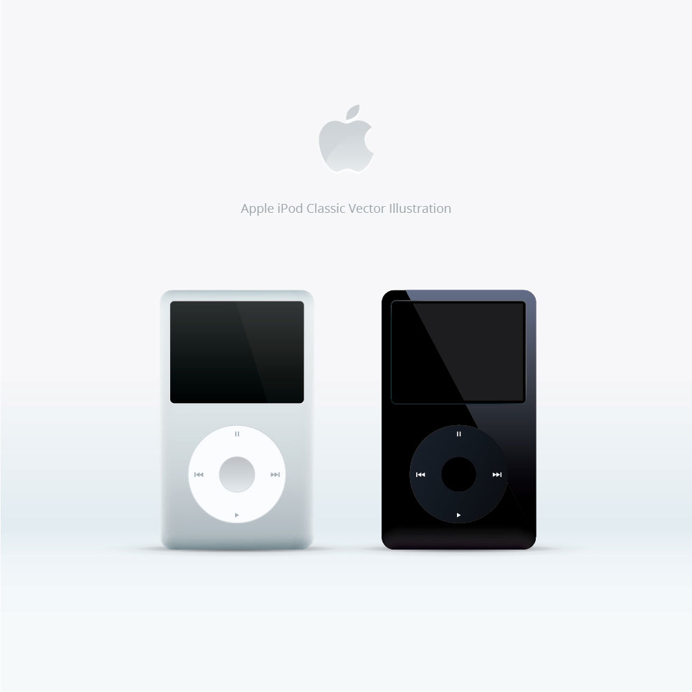 1001x1001 Vector Ipod Classic Illustration